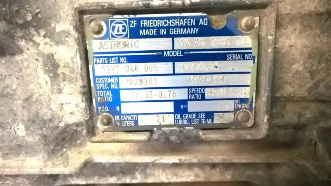 DAF Versnellingsbak 12AS 2331 TO - Boîte de vitesse et pièces pour Camion: photos 4 DAF Versnellingsbak 12AS 2331 TO - Boîte de vitesse et pièces pour Camion: photos 4