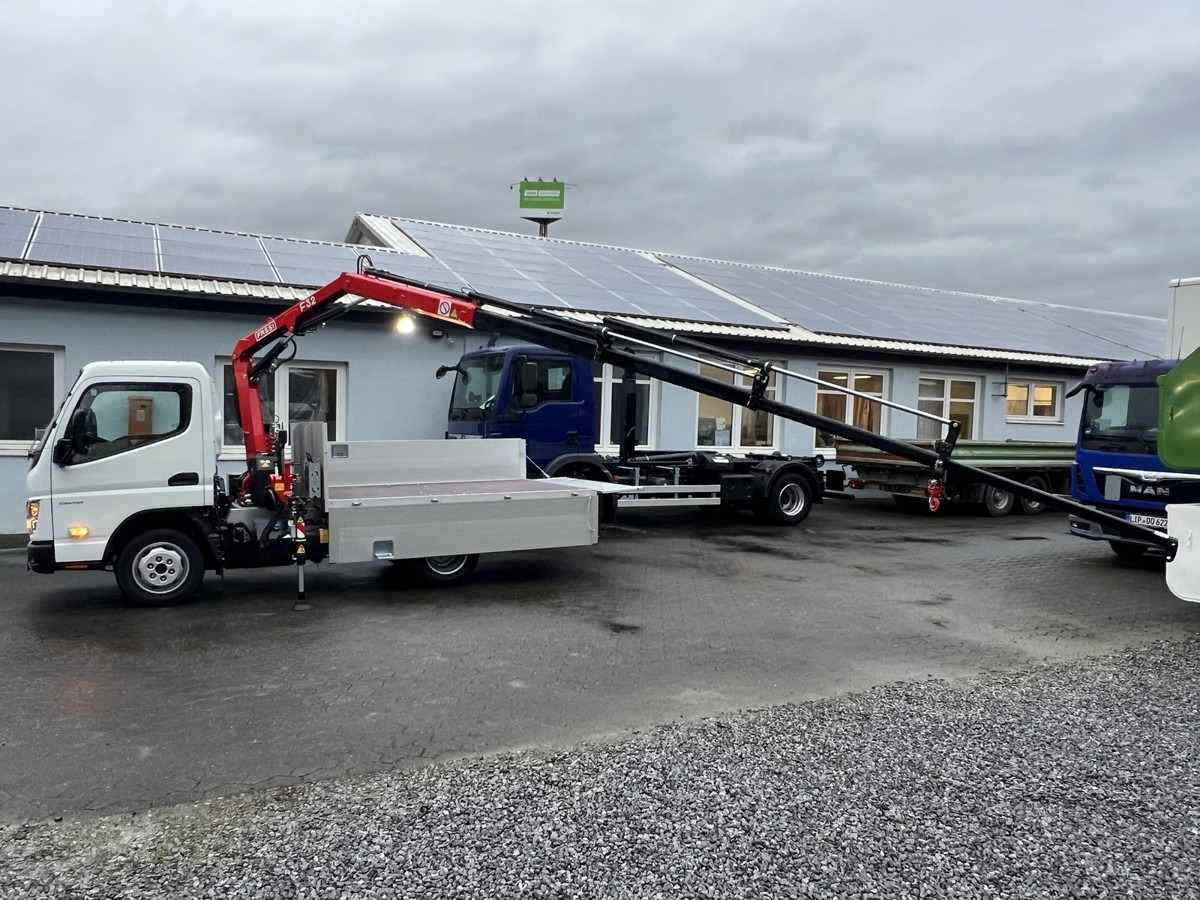FUSO 3S15 Alu Pritsche 2.80m Ladekran Funk! sofort ve - Camion plateau, Camion grue: photos 5 FUSO 3S15 Alu Pritsche 2.80m Ladekran Funk! sofort ve - Camion plateau, Camion grue: photos 5