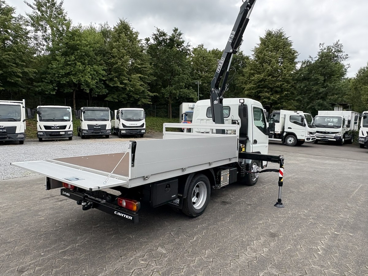 Camion grue, Camion plateau neuf FUSO 3S15 Alu Pritsche 2.80m Ladekran Funk! sofort ve: photos 17