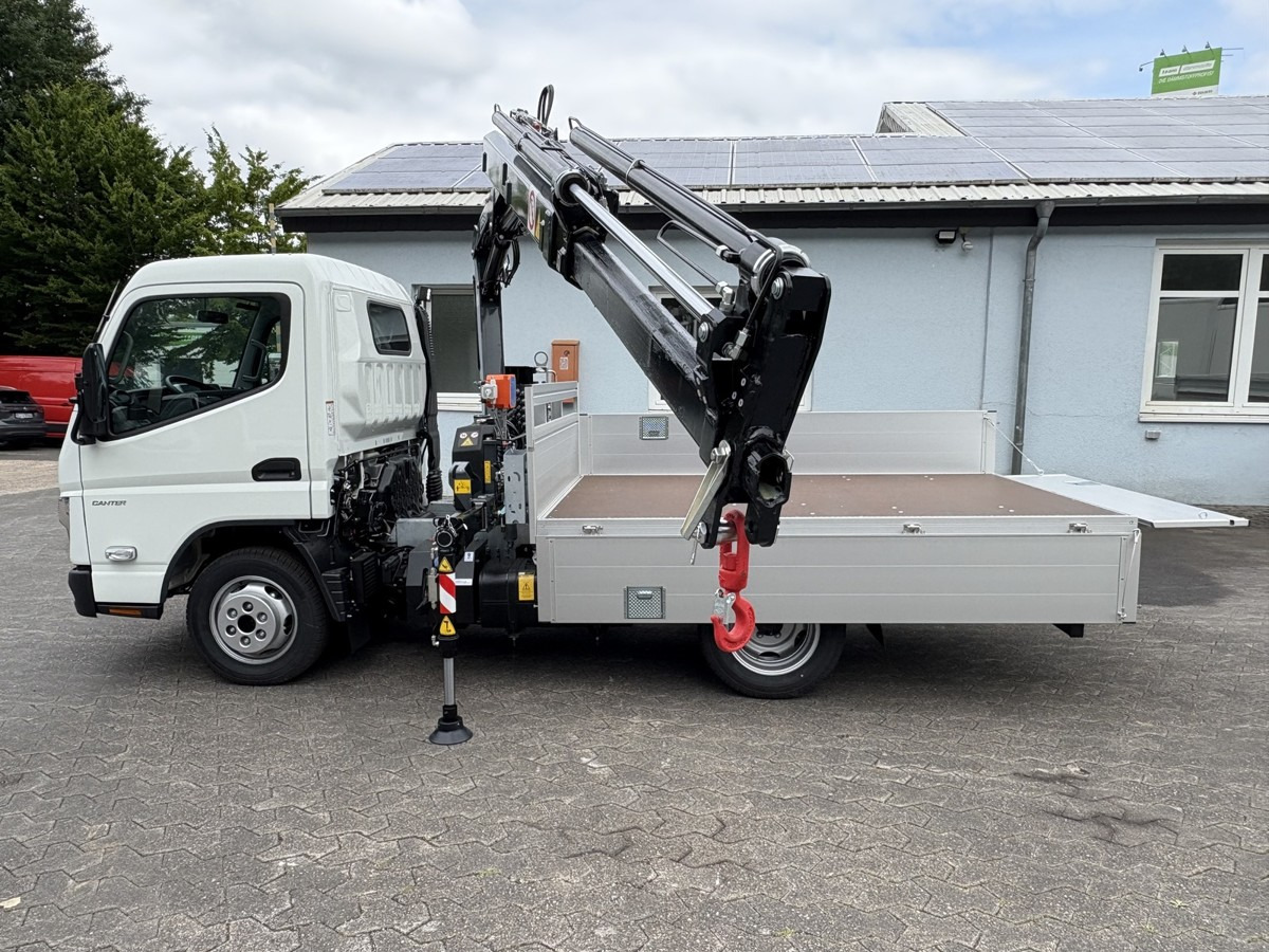 Camion grue, Camion plateau neuf FUSO 3S15 Alu Pritsche 2.80m Ladekran Funk! sofort ve: photos 20