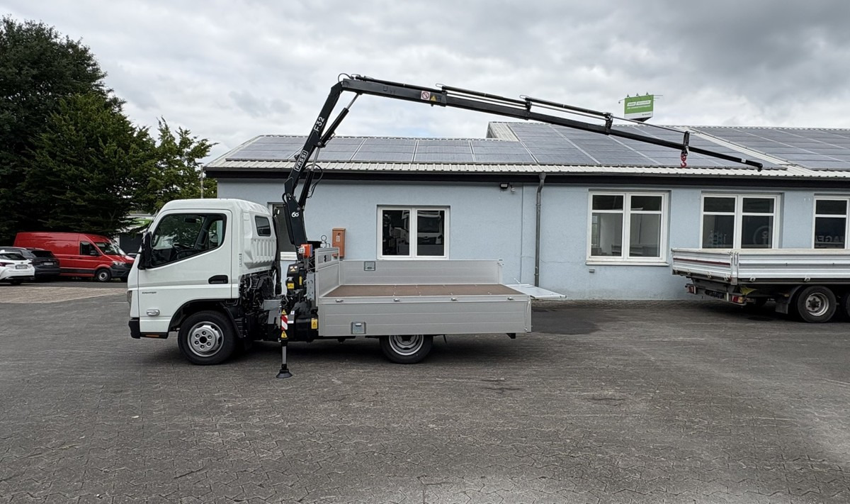 Camion grue, Camion plateau neuf FUSO 3S15 Alu Pritsche 2.80m Ladekran Funk! sofort ve: photos 11