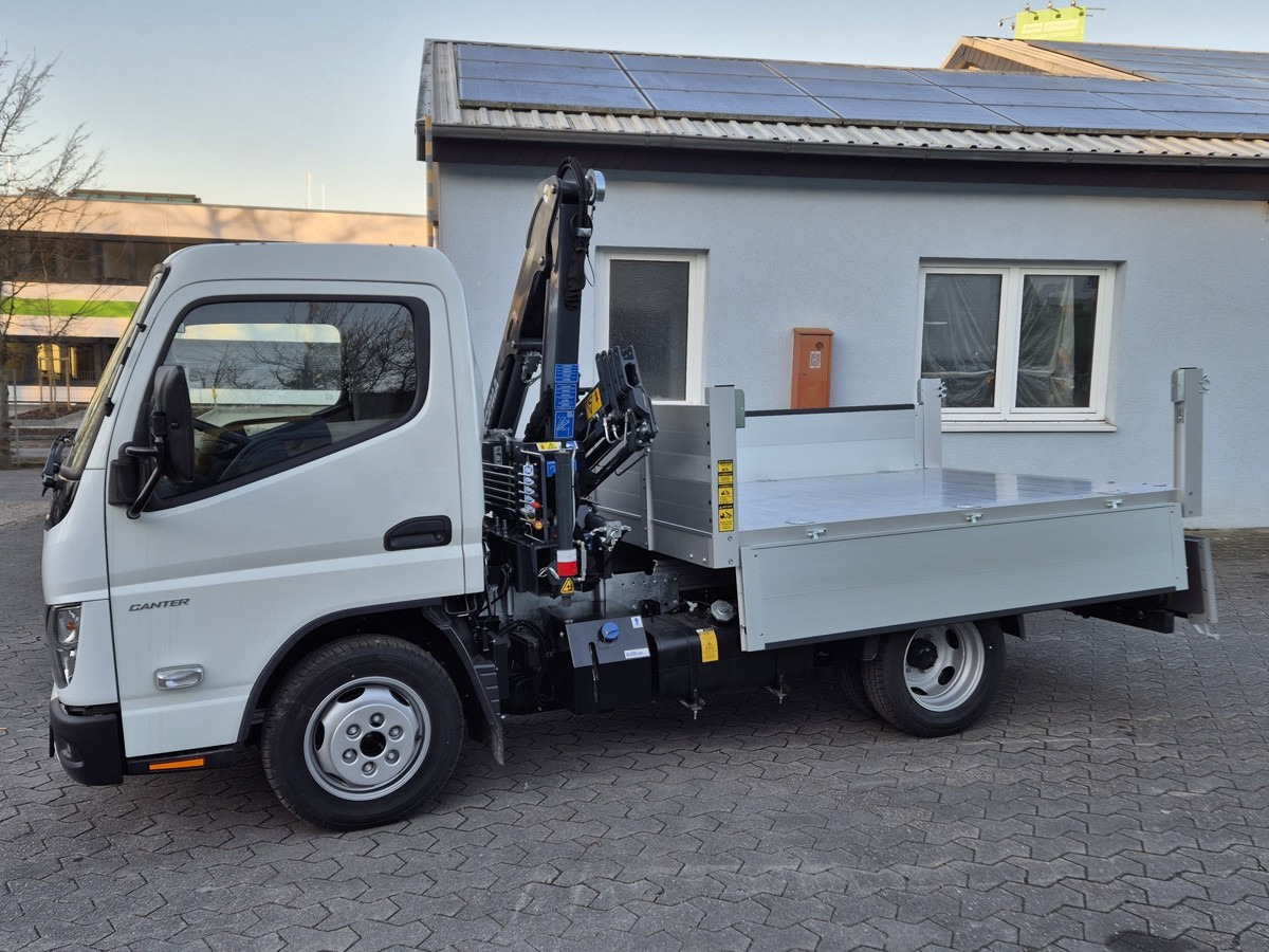 FUSO 3S15 Alukipper mit Ladekran 3 x hydr. - Véhicule utilitaire benne: photos 3 FUSO 3S15 Alukipper mit Ladekran 3 x hydr. - Véhicule utilitaire benne: photos 3