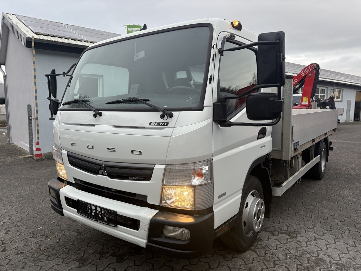 FUSO FUSO 9C18 Canter Pritsche 3.8m Kran 2x hydr. - Fourgon plateau: photos 2 FUSO FUSO 9C18 Canter Pritsche 3.8m Kran 2x hydr. - Fourgon plateau: photos 2