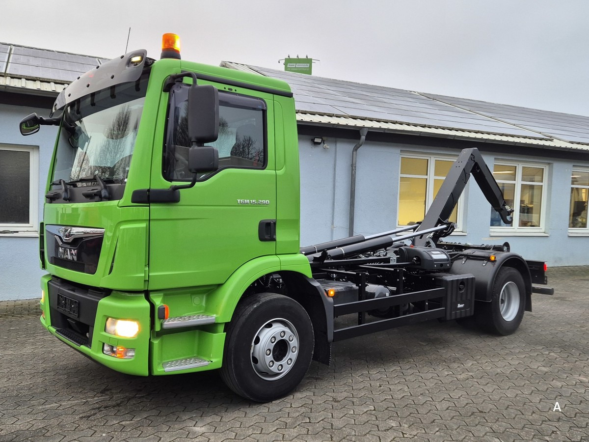 MAN TGM 15.290 BL Aut. Abrollkipper AHK - Camion ampliroll: photos 3 MAN TGM 15.290 BL Aut. Abrollkipper AHK - Camion ampliroll: photos 3