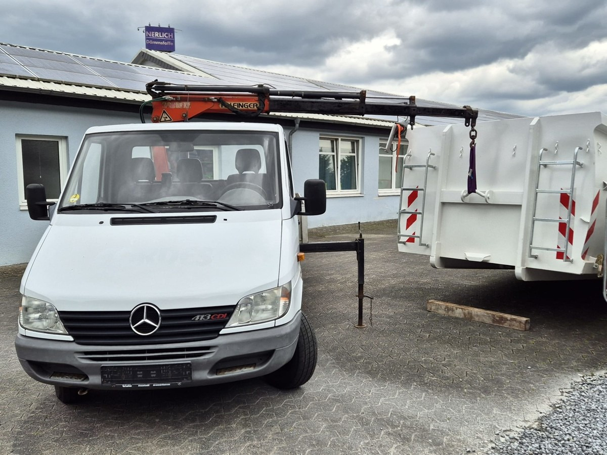 MERCEDES-BENZ Sprinter 413 313 Pritsche Kran Palfinger PC2300 - Fourgon plateau: photos 2 MERCEDES-BENZ Sprinter 413 313 Pritsche Kran Palfinger PC2300 - Fourgon plateau: photos 2