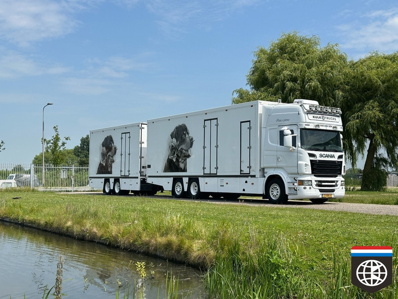 Scania R 730 FLOWER COMBI / SHOWTRUCK - CONCOURSTAAT - Camion frigorifique: photos 1 Scania R 730 FLOWER COMBI / SHOWTRUCK - CONCOURSTAAT - Camion frigorifique: photos 1