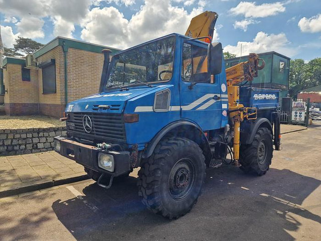 Mercedes-Benz U 1200 4X4 - Camion grue: photos 2 Mercedes-Benz U 1200 4X4 - Camion grue: photos 2