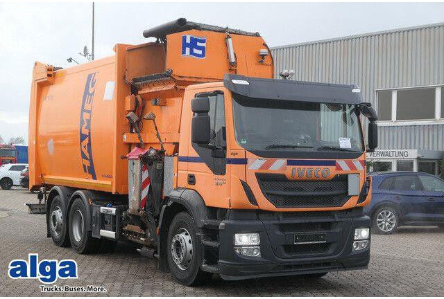 Iveco AD260SY/PS, Terberg, Seitenlader, 30m³, 140tkm - Benne à ordures ménagères: photos 1 Iveco AD260SY/PS, Terberg, Seitenlader, 30m³, 140tkm - Benne à ordures ménagères: photos 1