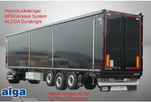 Knapen Trailers K 100, 7mm XD Boden, ALCOA Durabright, 2x Lift - Semi-remorque fourgon: photos 1 Knapen Trailers K 100, 7mm XD Boden, ALCOA Durabright, 2x Lift - Semi-remorque fourgon: photos 1