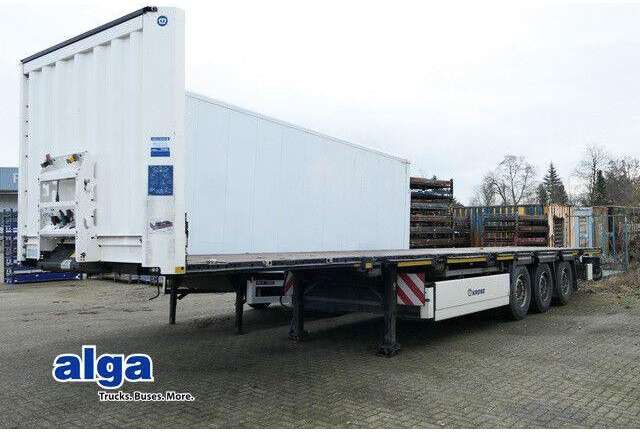 Krone SDP 27, Container, Rungen, 2x Lift, Multi-Lock - Semi-remorque plateau: photos 1 Krone SDP 27, Container, Rungen, 2x Lift, Multi-Lock - Semi-remorque plateau: photos 1
