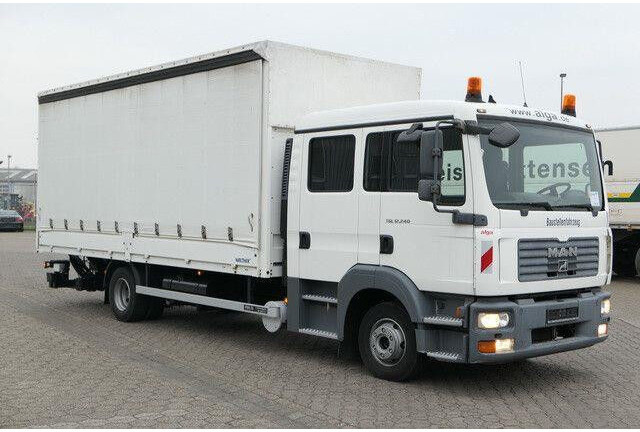 MAN 12.240 TGL, DOKA, LBW, AHK, Klima, 6 Sitze - Camion à rideaux coulissants: photos 4 MAN 12.240 TGL, DOKA, LBW, AHK, Klima, 6 Sitze - Camion à rideaux coulissants: photos 4