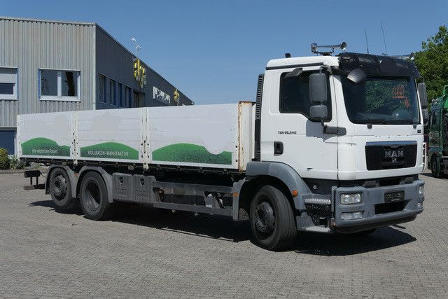 MAN 26.340 TGM 6x2, Lenk-Lift, Voll-Luft, Klima - Camion plateau: photos 3 MAN 26.340 TGM 6x2, Lenk-Lift, Voll-Luft, Klima - Camion plateau: photos 3
