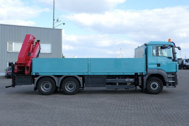 MAN 26.400 TGS BL, Kran HMF 4220 K4, Funk, Container - Camion plateau, Camion grue: photos 4 MAN 26.400 TGS BL, Kran HMF 4220 K4, Funk, Container - Camion plateau, Camion grue: photos 4