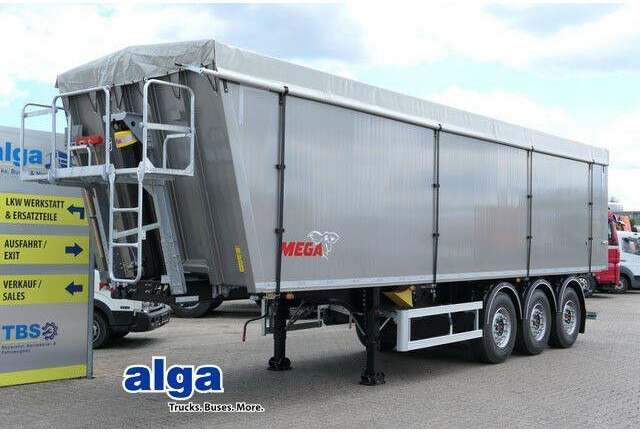 Mega MNL, Alu, 52m³, Kombitür, SAF, Luft-Lift - Semi-remorque benne: photos 1 Mega MNL, Alu, 52m³, Kombitür, SAF, Luft-Lift - Semi-remorque benne: photos 1