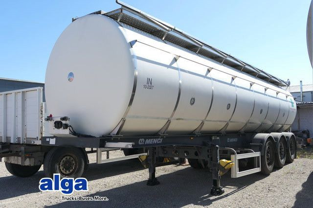 Menci SA 105/Lebensmittel/32.000 ltr./Iso/Spülleitung - Semi-remorque citerne: photos 1 Menci SA 105/Lebensmittel/32.000 ltr./Iso/Spülleitung - Semi-remorque citerne: photos 1