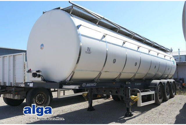 Menci SA 105, Lebensmittel, 32m³, Iso, Spülleitung - Semi-remorque citerne: photos 1 Menci SA 105, Lebensmittel, 32m³, Iso, Spülleitung - Semi-remorque citerne: photos 1