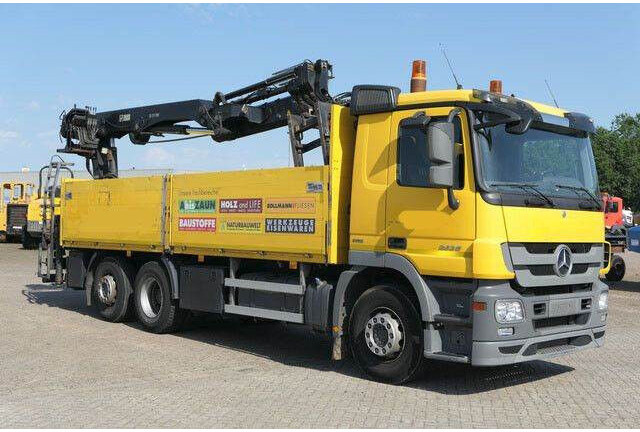 Mercedes-Benz 2536 Actros/MP3/HIAB 211DL/AHK/Klima - Camion plateau: photos 3 Mercedes-Benz 2536 Actros/MP3/HIAB 211DL/AHK/Klima - Camion plateau: photos 3