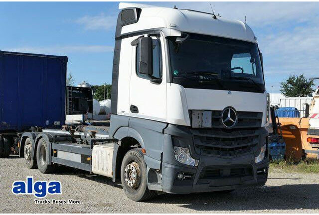 Mercedes-Benz 2543 L Actros 6x2, Meiler RK 21.70, Lenk-Lift - Camion ampliroll: photos 1 Mercedes-Benz 2543 L Actros 6x2, Meiler RK 21.70, Lenk-Lift - Camion ampliroll: photos 1