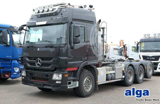 Mercedes-Benz 3560 L Actros 8x4/2, Hiab XR24SL56, Voll-Luft - Camion ampliroll: photos 1 Mercedes-Benz 3560 L Actros 8x4/2, Hiab XR24SL56, Voll-Luft - Camion ampliroll: photos 1