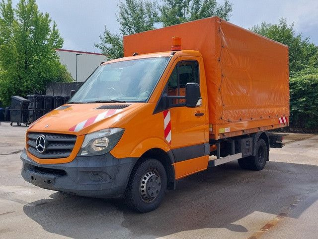 Mercedes-Benz 516 CDI Sprinter 4x2, Klima, AHK, Autom.,3. Sitz - Véhicule utilitaire benne: photos 3 Mercedes-Benz 516 CDI Sprinter 4x2, Klima, AHK, Autom.,3. Sitz - Véhicule utilitaire benne: photos 3