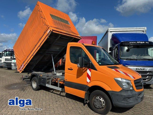 Mercedes-Benz 516 CDI Sprinter 4x2, Klima, AHK, Autom.,3. Sitz - Véhicule utilitaire benne: photos 1 Mercedes-Benz 516 CDI Sprinter 4x2, Klima, AHK, Autom.,3. Sitz - Véhicule utilitaire benne: photos 1