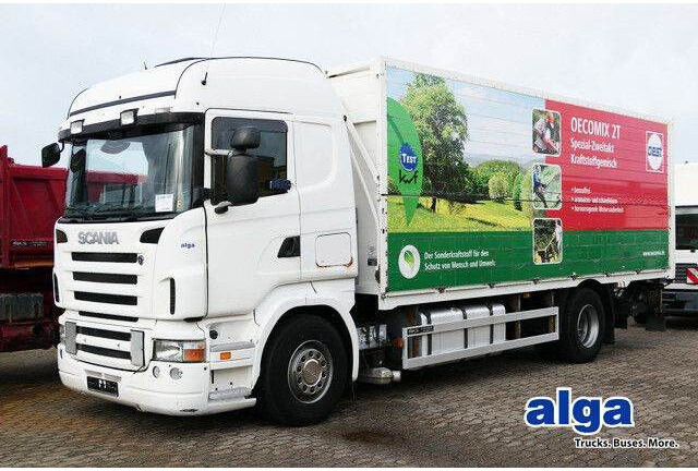 Scania R 420 LB4X2, Schwenkwand, LBW 2,0to., Retarder - Camion fourgon: photos 1 Scania R 420 LB4X2, Schwenkwand, LBW 2,0to., Retarder - Camion fourgon: photos 1