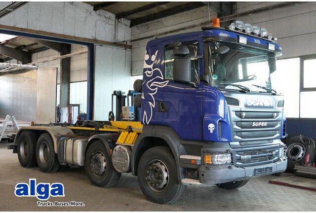 Scania R 500 8x4, Palfinger P24A, Knickarm, Retarder,AC - Camion ampliroll: photos 1 Scania R 500 8x4, Palfinger P24A, Knickarm, Retarder,AC - Camion ampliroll: photos 1
