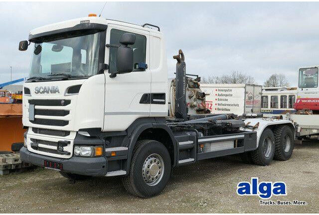Scania R 580 6x4, V8-Motor, Meiller RS21, Retarder, AC - Camion ampliroll: photos 1 Scania R 580 6x4, V8-Motor, Meiller RS21, Retarder, AC - Camion ampliroll: photos 1
