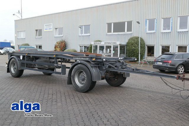 Schwarzmüller PV04PNP, Behälter 5-7m, Außenroller, SAF - Remorque ampliroll/ Multibenne: photos 1 Schwarzmüller PV04PNP, Behälter 5-7m, Außenroller, SAF - Remorque ampliroll/ Multibenne: photos 1