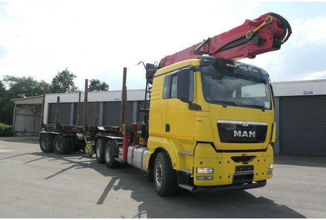MAN 26.540 TGX/6x4/540 PS/Kran Epsilon/Blattfederung - Tracteur routier: photos 1 MAN 26.540 TGX/6x4/540 PS/Kran Epsilon/Blattfederung - Tracteur routier: photos 1