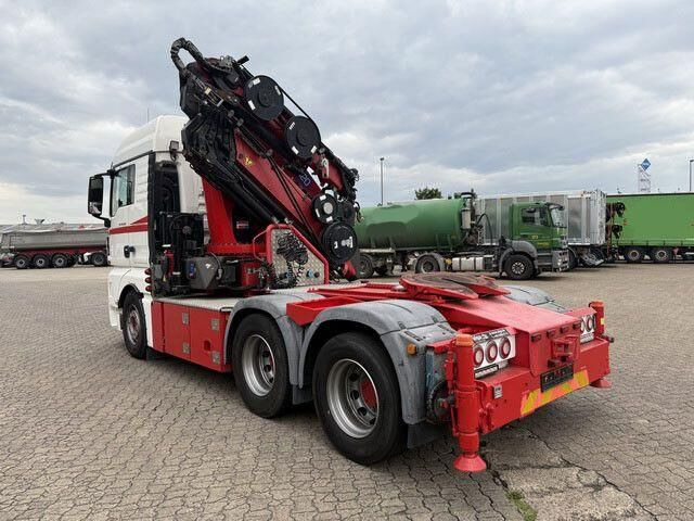 MAN 28.500 TGX 6X2-2 BLS, Kran HMF 5020-K6, Funk,23m - Tracteur routier: photos 3 MAN 28.500 TGX 6X2-2 BLS, Kran HMF 5020-K6, Funk,23m - Tracteur routier: photos 3