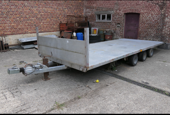 Remorque plateau Remorque plateau triple essieu surbaissée Costo 3 x 35 (2002-VIN:YA9742139YC143150) (REF 010383-027): photos 1