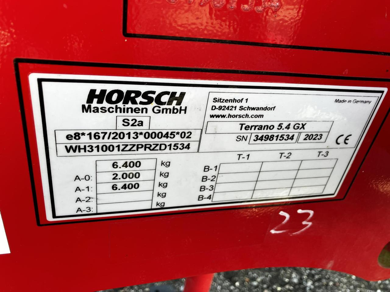 Horsch Terrano 5.4 GX - Bineuse: photos 5 Horsch Terrano 5.4 GX - Bineuse: photos 5