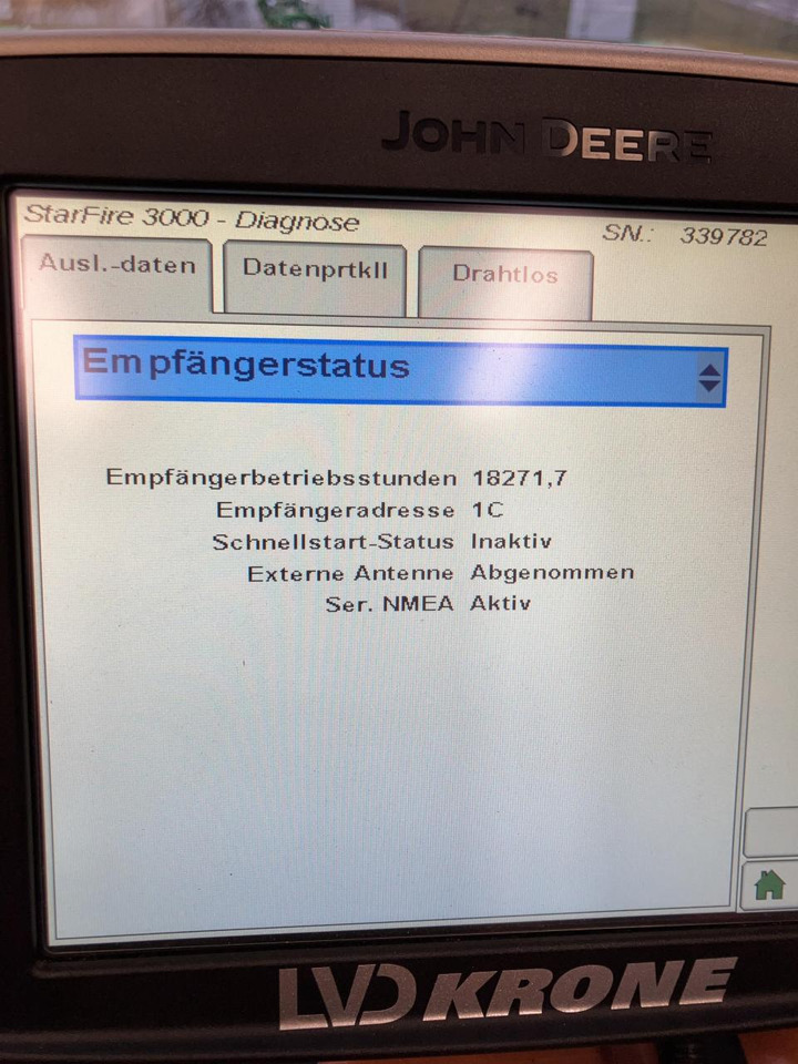 John Deere SF3000 - Système de navigation pour Machine agricole: photos 5 John Deere SF3000 - Système de navigation pour Machine agricole: photos 5
