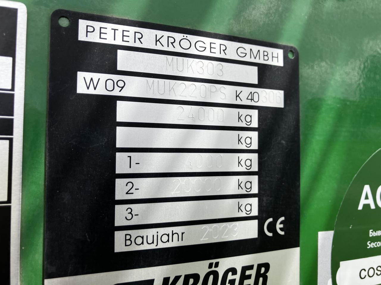 Tombereau Kröger MUK 303: photos 11