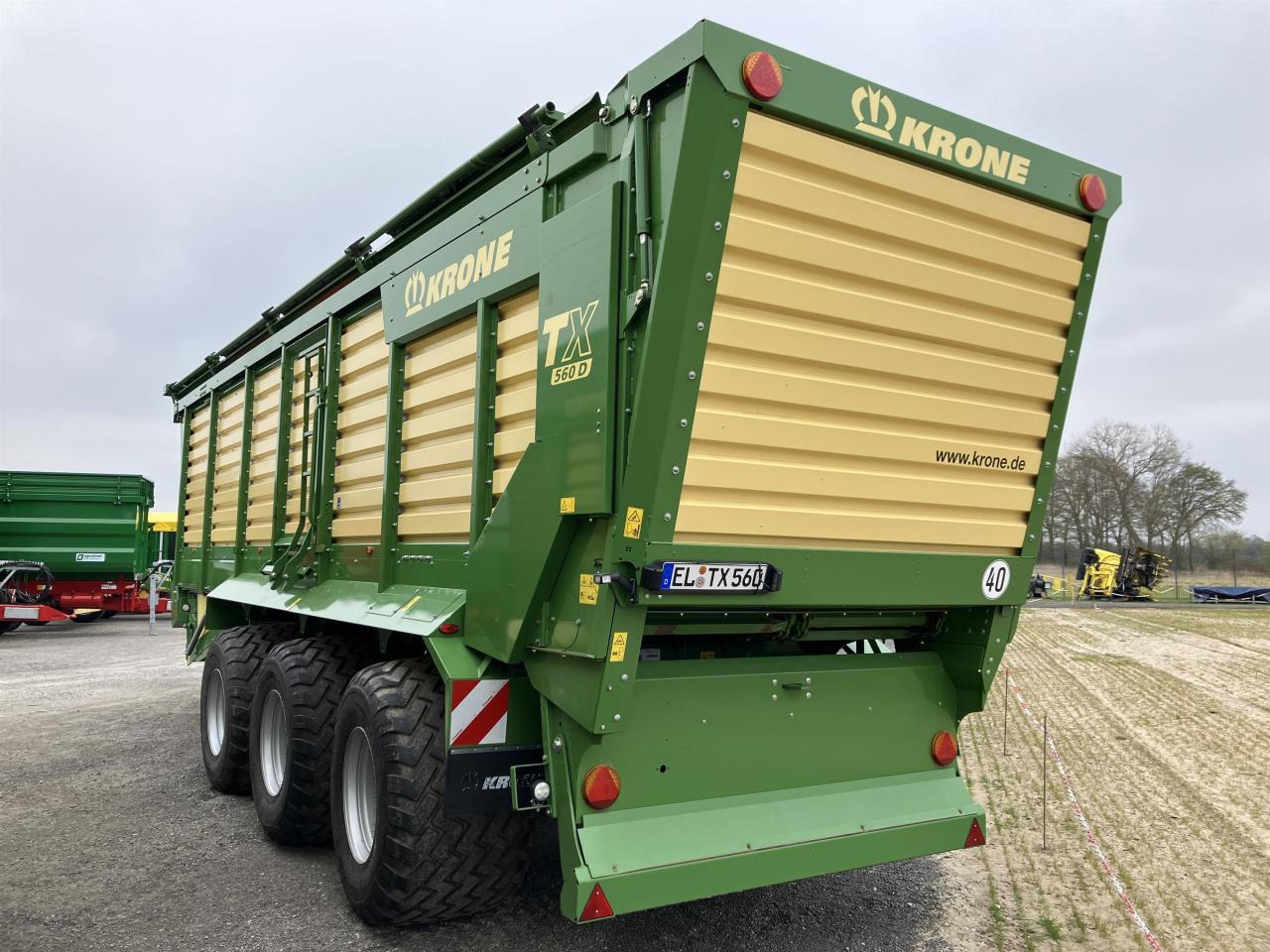 Krone TX 560 D - Autochargeuse: photos 4 Krone TX 560 D - Autochargeuse: photos 4