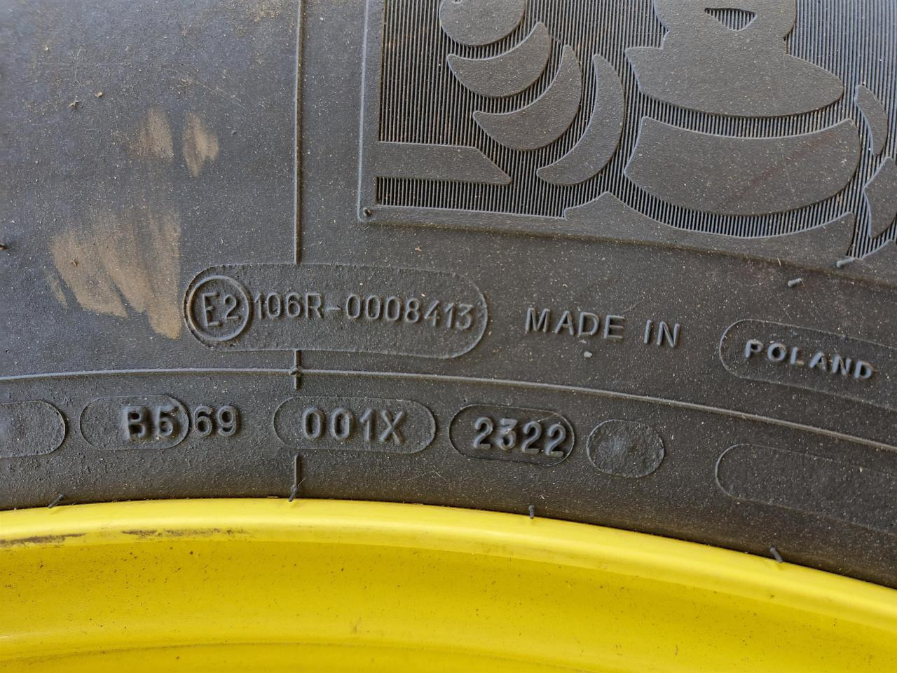 Michelin 480/70R38 - Pneu pour Machine agricole: photos 5 Michelin 480/70R38 - Pneu pour Machine agricole: photos 5