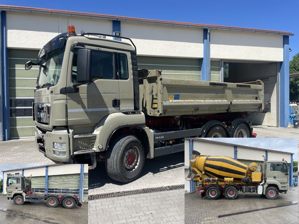 MAN TGS 26.480 Kipper/Betonmischer - Camion benne: photos 1 MAN TGS 26.480 Kipper/Betonmischer - Camion benne: photos 1