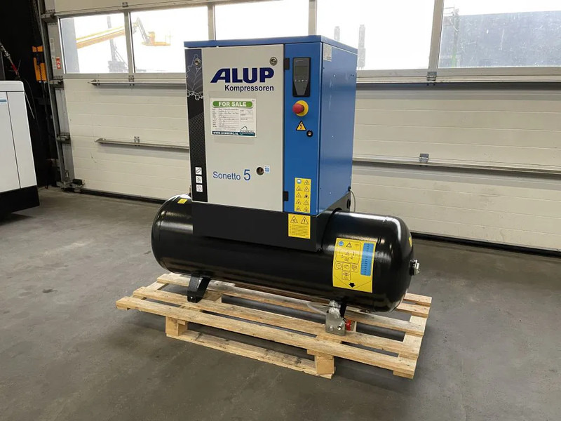 Alup Sonetto 5 - 200 Elektrische Schroefcompressor 4 kW 470 L/Min 10 Bar op ketel - Compresseur d'air: photos 2 Alup Sonetto 5 - 200 Elektrische Schroefcompressor 4 kW 470 L/Min 10 Bar op ketel - Compresseur d'air: photos 2