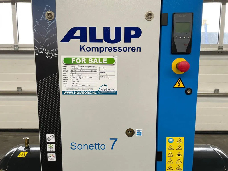 Alup Sonetto 7.5 + 200 Elektrische Schroefcompressor 5.5 kw 780 L / min 10 Bar - Compresseur d'air: photos 5 Alup Sonetto 7.5 + 200 Elektrische Schroefcompressor 5.5 kw 780 L / min 10 Bar - Compresseur d'air: photos 5