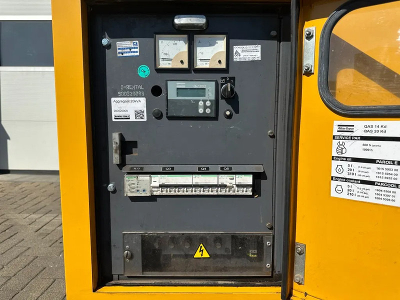 Atlas-Copco QAS 20 Kubota Leroy Somer 20 kVA Silent Rental generatorrset Stage 3A - Groupe électrogène: photos 3 Atlas-Copco QAS 20 Kubota Leroy Somer 20 kVA Silent Rental generatorrset Stage 3A - Groupe électrogène: photos 3