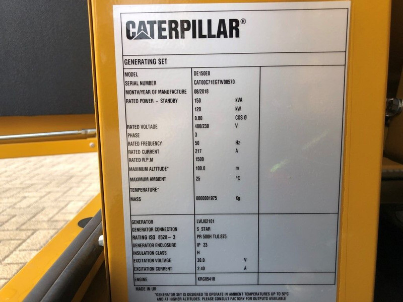 Caterpillar C7.1 150 kVA Supersilent generatorset - Groupe électrogène: photos 4 Caterpillar C7.1 150 kVA Supersilent generatorset - Groupe électrogène: photos 4