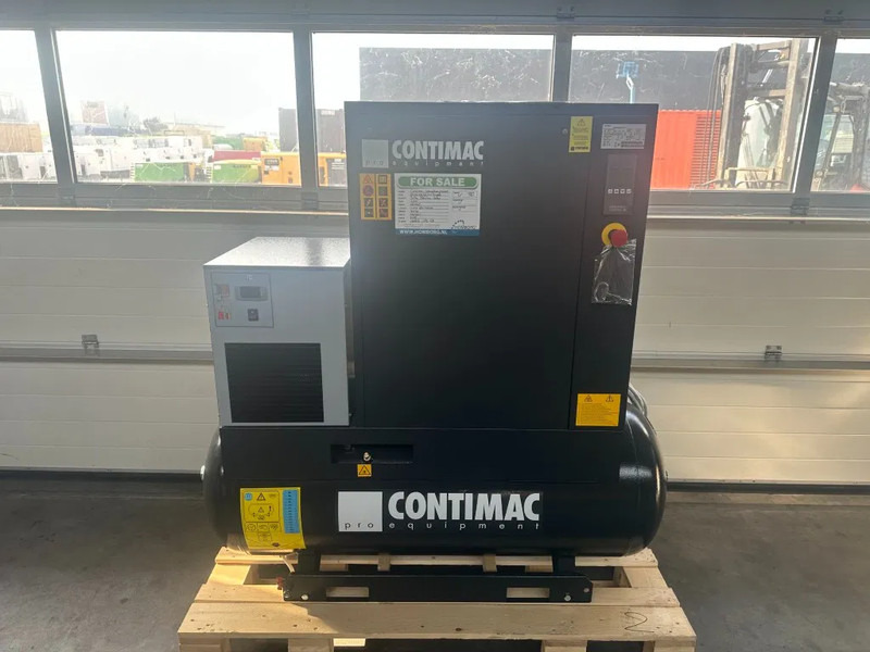 Contimac NS CN 10S 270D 7.5 kW 965 L / min 10 Bar Elektrische Schroefcompressor met Droger en Ketel - Compresseur d'air: photos 1 Contimac NS CN 10S 270D 7.5 kW 965 L / min 10 Bar Elektrische Schroefcompressor met Droger en Ketel - Compresseur d'air: photos 1