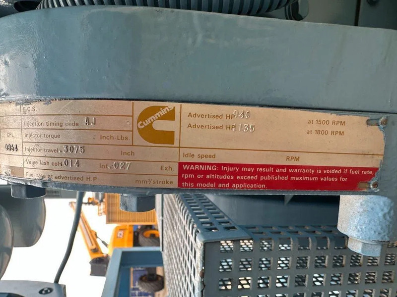Groupe électrogène Cummins KTA 38 G1 Leroy Somer 800 kVA noodstroom generatorset as New ! 123 hours !: photos 15 Groupe électrogène Cummins KTA 38 G1 Leroy Somer 800 kVA noodstroom generatorset as New ! 123 hours !: photos 15