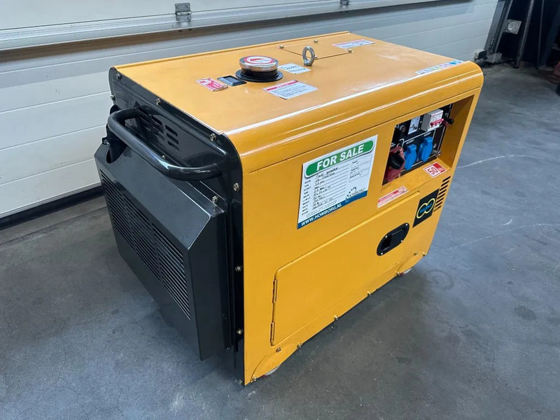 Diesel Diesel Generator UK-9500 5.5 kW 230 en 400 Volt Silent Diesel generator New ! - Groupe électrogène: photos 4 Diesel Diesel Generator UK-9500 5.5 kW 230 en 400 Volt Silent Diesel generator New ! - Groupe électrogène: photos 4