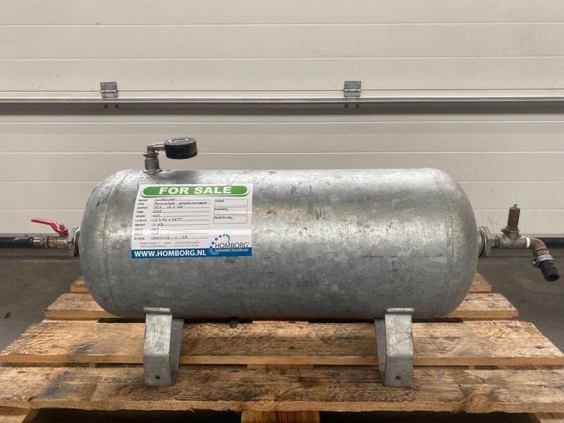 Luchtketel Ketel 50 liter 16.5 Bar Horizontaal Gegalvaniseerd Luchtketel als nieuw ! - Compresseur d'air: photos 1 Luchtketel Ketel 50 liter 16.5 Bar Horizontaal Gegalvaniseerd Luchtketel als nieuw ! - Compresseur d'air: photos 1