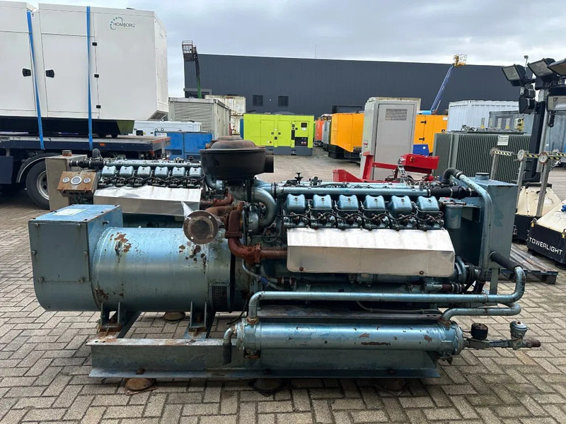 MWM TD 232 V12 Jeumont Schneider 215 kVA noodstroom generatorset - Groupe électrogène: photos 1 MWM TD 232 V12 Jeumont Schneider 215 kVA noodstroom generatorset - Groupe électrogène: photos 1