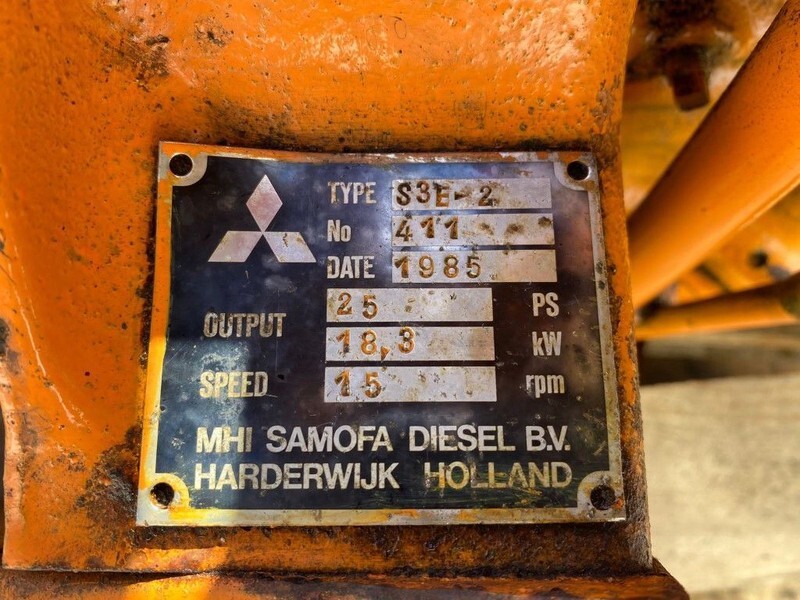 Mitsubishi S3E-2 25 PK Marine Diesel Motor met keerkoppeling - Moteur: photos 4 Mitsubishi S3E-2 25 PK Marine Diesel Motor met keerkoppeling - Moteur: photos 4