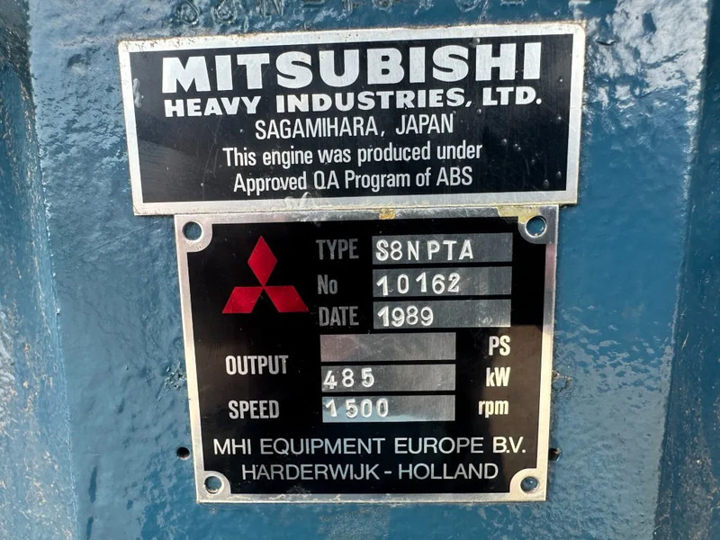 Mitsubishi S8NPTA 510 kVA generatorset as New ! 181 hours ! - Groupe électrogène: photos 3 Mitsubishi S8NPTA 510 kVA generatorset as New ! 181 hours ! - Groupe électrogène: photos 3