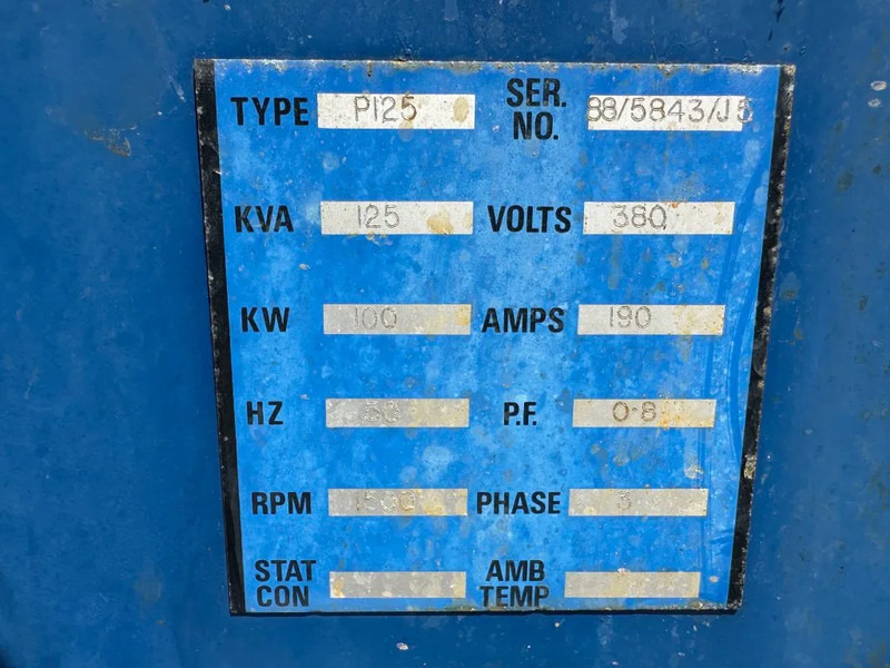 Perkins FG Wilson Stamford 125 kVA generatorset - Groupe électrogène: photos 3 Perkins FG Wilson Stamford 125 kVA generatorset - Groupe électrogène: photos 3